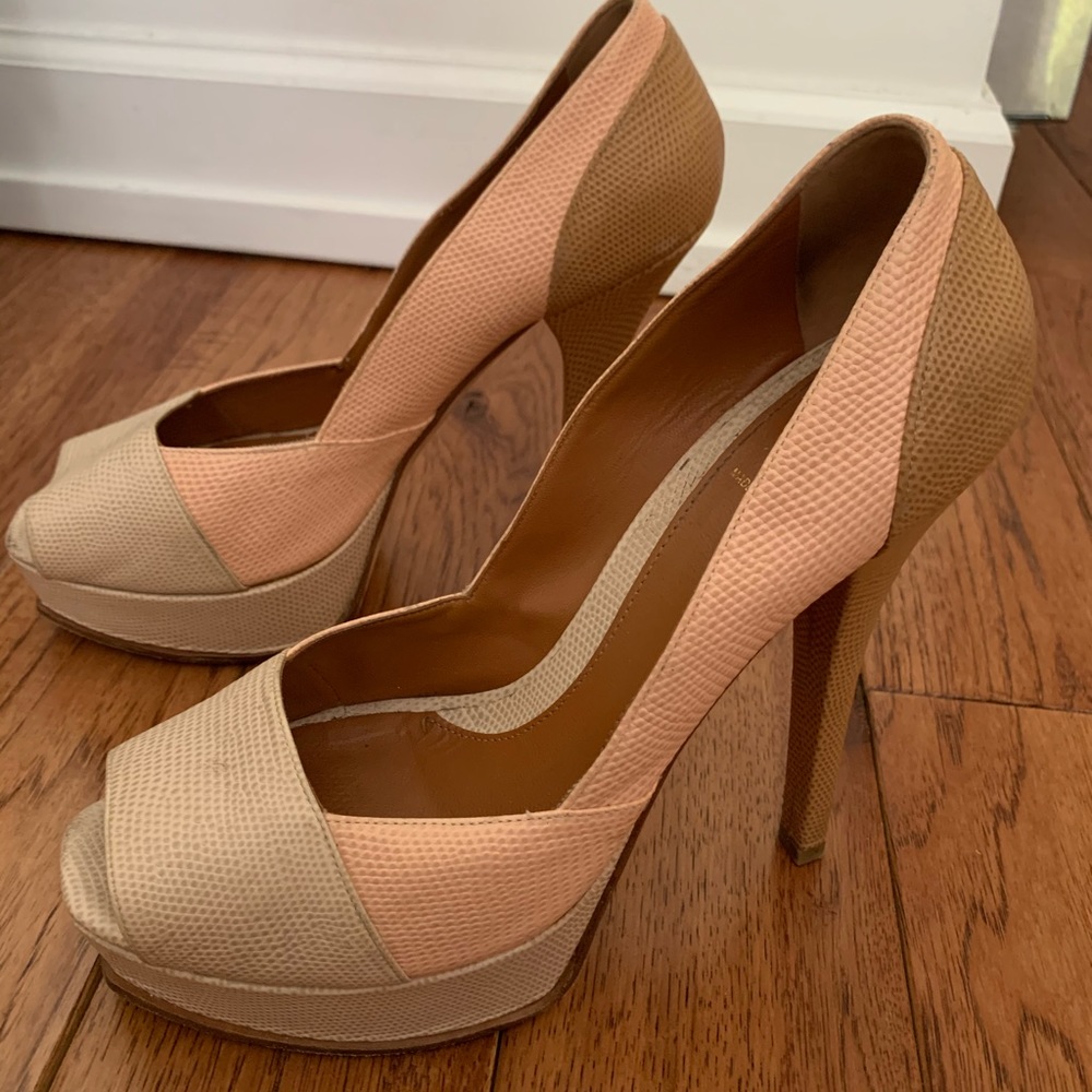 Fendi Color-block Platform Pumps